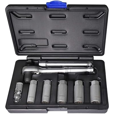 良匠 FIRSTINFO TOOLS スパークプラグ トルクレンチセット（8点） 差込角3/8\"(9.5mm) ソケット14mm、16