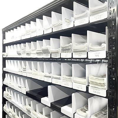 20個 39 * 15CM 1MM PVC棚仕切り クローゼット用 木製棚セパレーター 衣類オーガナイザー 寝室収|NEXTMART