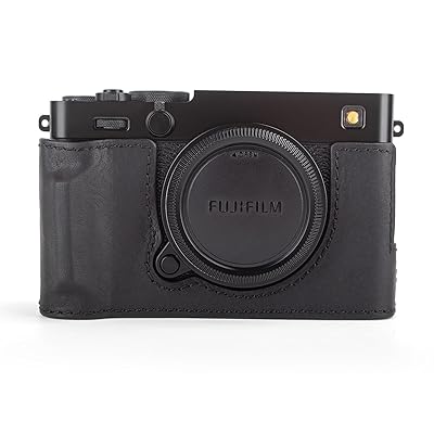 kinokoo X-E5入れもの、Fuji XE5/X-E5 デジタル写真機用 御前上等本革保護すること壜押しかぶせる レトロスタイル 富 その他-家電