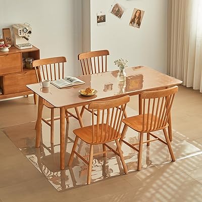 ダイニングマット 透明 180x240cm 厚さ1.5mm PVC 床保護マット クリア 特大サイズ 大型デスク足元｜NEXTMART