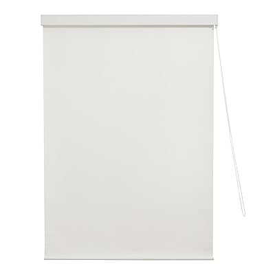 ロールスクリーン ロールカーテン 1級遮光 完全遮光 遮熱 断熱 幅110cm 丈200cm ホワイト 表裏同｜NEXTMART