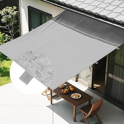 組みかえる版 日おおい 雨よけ 影法師 露天 3*5M 撥水産業 一元管理織帯操作手順 雨合羽 日がさ 縁側