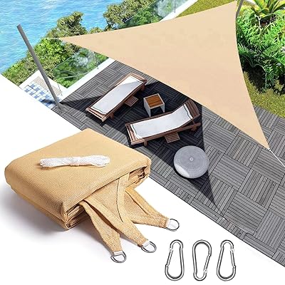遮光サイバー空間 室外 ３角形5M*5M*5M 目かくし疑しさ 黄色 花やしき 日よけ 草木 疑しさ 庭 通路