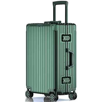 旅行バッグ オール軽銀アロイ 持ちはこび入れもの 軽銀上半身 真四角 TSA鍵を掛ける積み上げる 360