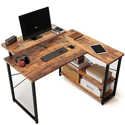 マイコン勉強机 computer desk 机 納める ゲーミングデスク L字型 リムーバブルラック pc勉強机 ラ