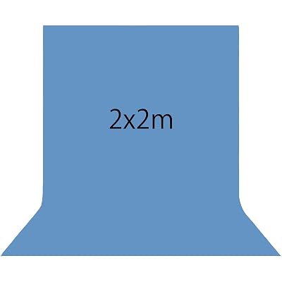 2x2m ブルー 背景布 青 撮影 背景紙 ポートレート撮影背景 撮影用背景シート 小道具 撮影｜NEXTMART