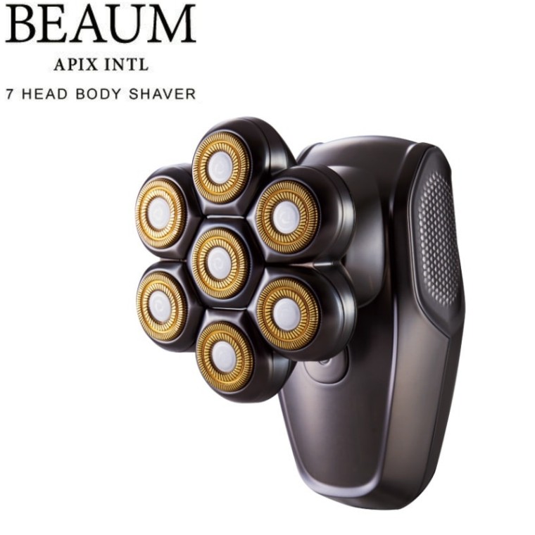 アピックス メンズグルーミング BEAUM 7ヘッドボディシェーバー ASV-B07 薄墨色 脱毛 ムダ毛世話をする 水洗いする聞き届ける 自動小銃みがき上げる役立つこと APIX INTL ビューム 7 Head Body Shaver メンズボディシェーバー フェイス・眉シェーバー-家電-シェーバー・バリカン