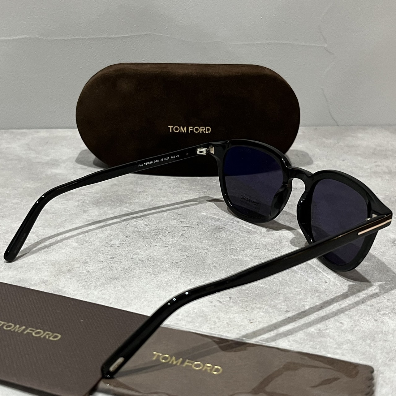 TOMFORD トムフォード TF816 FT816 01A フルリム ウェリントン