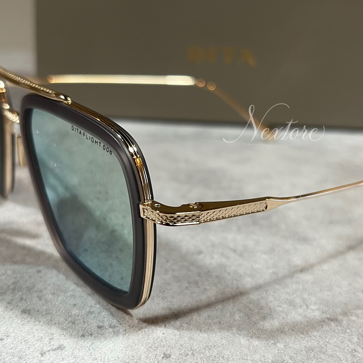 珍しい サングラス 新品 並行 7806-C-GRY-GLD-52 ディータ DITA メンズ