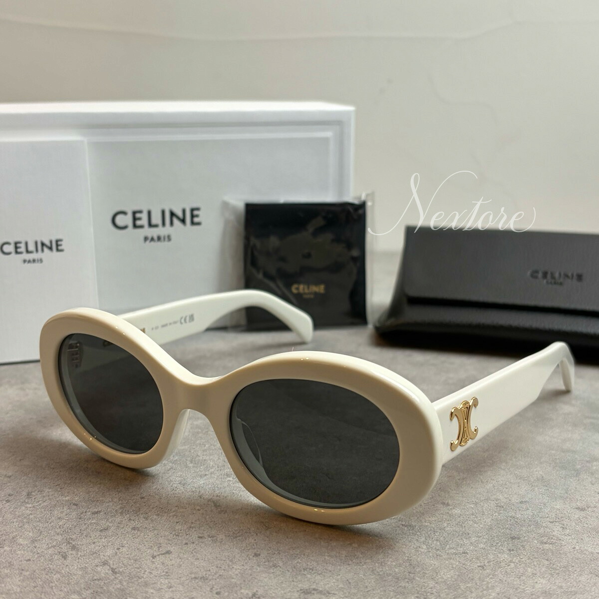 【海外直輸入USED品】【新古品・未使用品】CELINE セリーヌ CL40194U 25A イタリア製 サングラス メガネ 眼鏡 メンズ レディース 伊達メガネ ビジネス 普段使い おしゃれ プレゼント ギフト クリスマス 送料無料