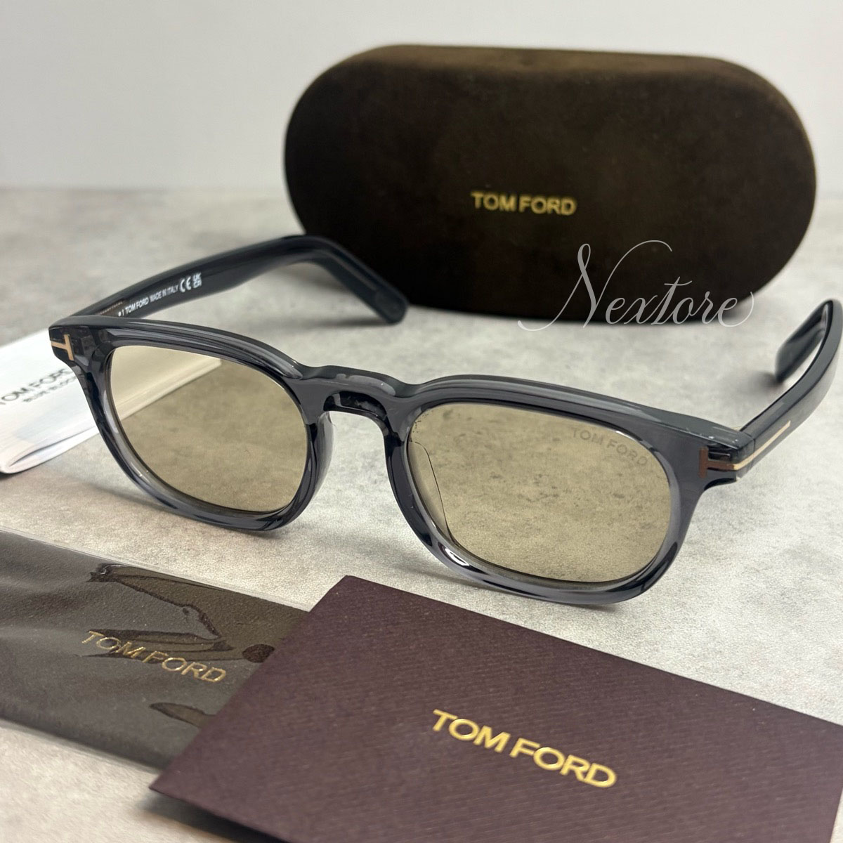 【マラソン期間ポイント2倍&クーポンあり】【並行輸入品】【正規品・新品】TOMFORD トムフォード TF1122D ECO FT1122D 20E イタリア製 サングラス メガネ 眼鏡 メンズ レディース TOM FORD トム フォード 伊達メガネ ビジネス アジアンフィット|名入れ プレゼント 専門店 Nextore