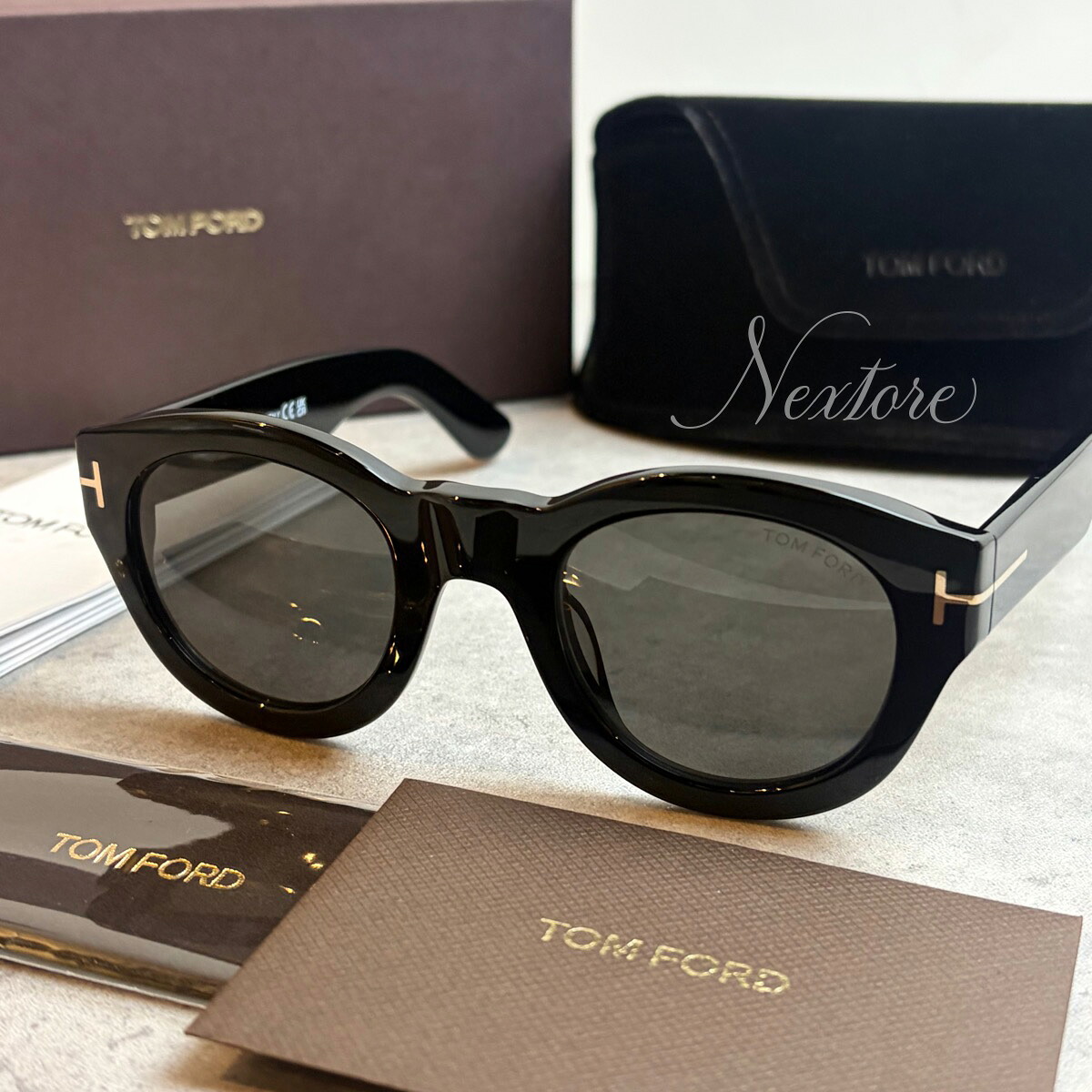 【マラソン期間ポイント2倍＆クーポンあり】【並行輸入品】【正規品・新品 箱付き】TOMFORD トムフォード TF1212 FT1212 01A ECO イタリア製 サングラス メガネ 眼鏡 メンズ レディース TOM FORD トム フォード 伊達メガネ｜名入れ プレゼント 専門店 Nextore