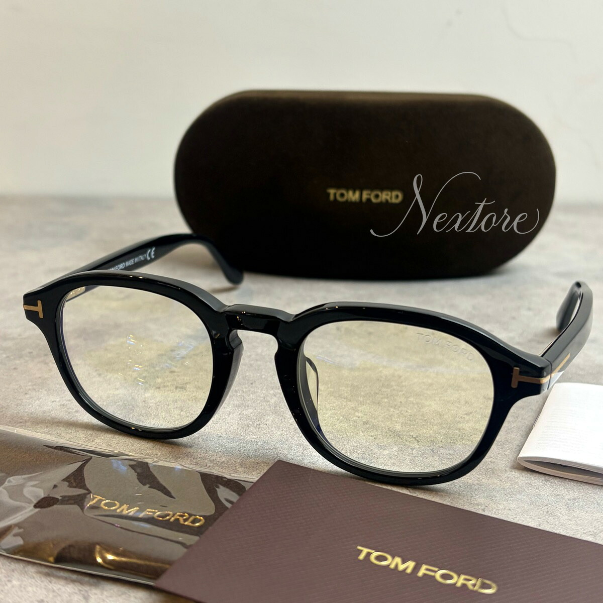 【並行輸入品】【正規品・新品】TOMFORD トムフォード TF5698FB FT5698FB 001 イタリア製 サングラス メガネ 眼鏡 メンズ レディース TOM FORD トム フォード 伊達メガネ ビジネス 普段使い おしゃれ プレゼント ギフト クリスマス 送料無料