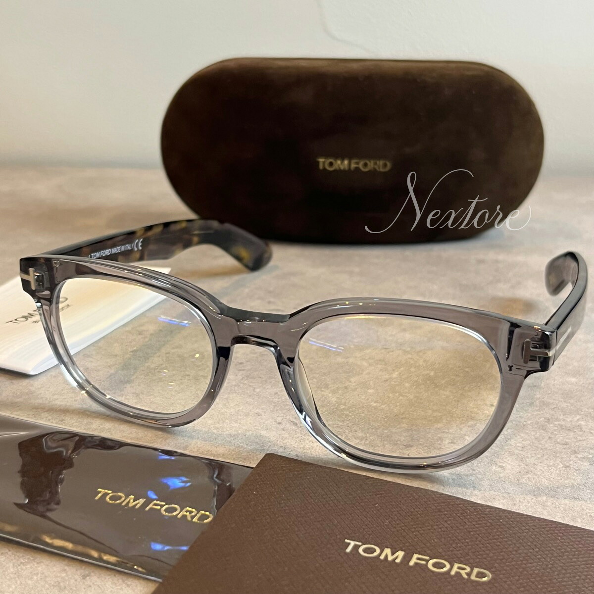 【マラソン期間ポイント2倍&クーポンあり】【並行輸入品】【正規品・新品】TOMFORD トムフォード TF5807B FT5807B 020 イタリア製 サングラス メガネ 眼鏡 メンズ レディース TOM FORD トム フォード 伊達メガネ ビジネス|名入れ プレゼント 専門店 Nextore