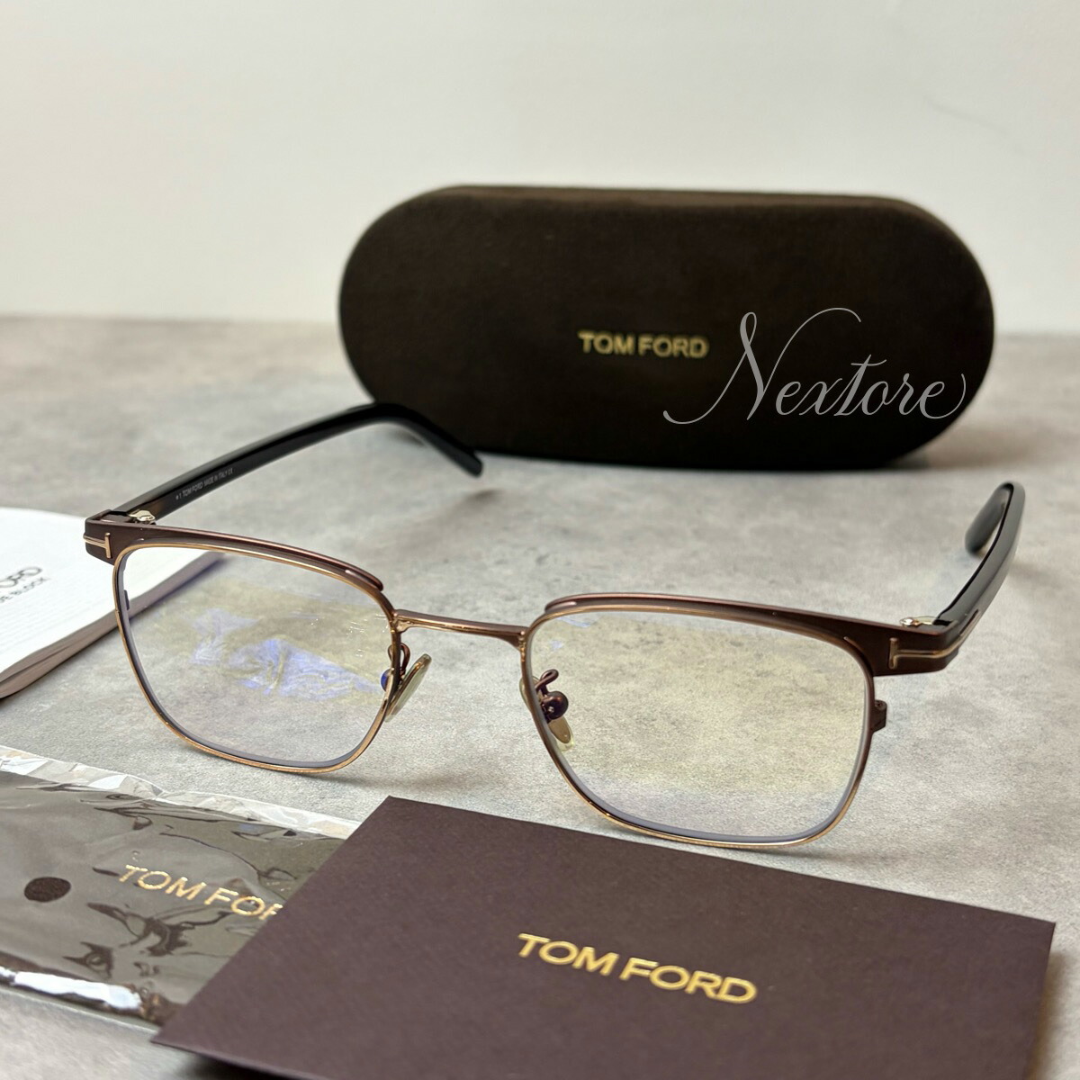 【並行輸入品】【正規品・新品】TOMFORD トムフォード TF5854DB FT5854DB 048 イタリア製 サングラス メガネ 眼鏡 メンズ レディース TOM FORD トム フォード 伊達メガネ ビジネス 普段使い おしゃれ プレゼント ギフト クリスマス 送料無料