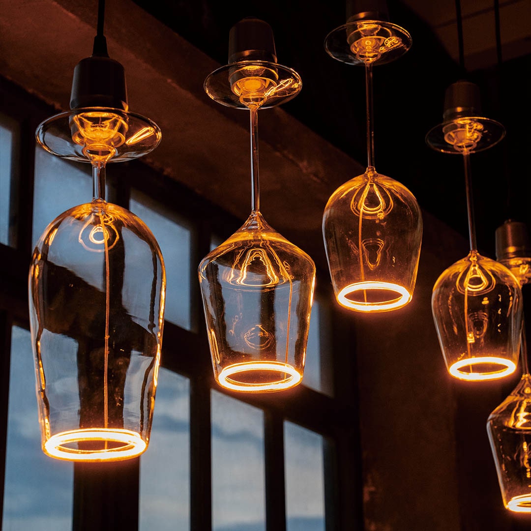 DULTON ダルトン LED GLASS BULB LED ワイン グラス バルブ ライト 電球 照明 バー ダイニング キッチン ワイン グラス ペンダント BEER ビア ビール COCKTAIL カクテル CHAMPAGNE シャンパン
