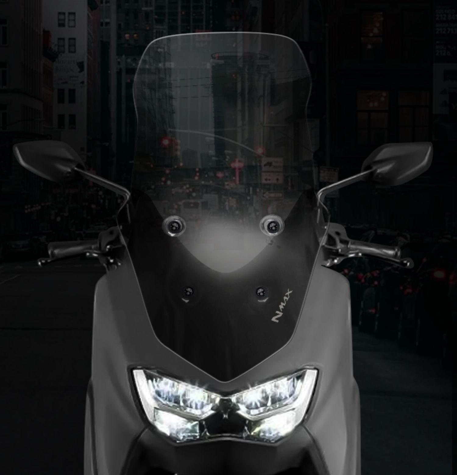 ヤマハ NMAX 155 ウインドシールド フロントグラス アップ 風防 バイク クリア スモーク オートバイ用 風防 バイクフロントガラス オートバイ 延長式【取り寄せ】