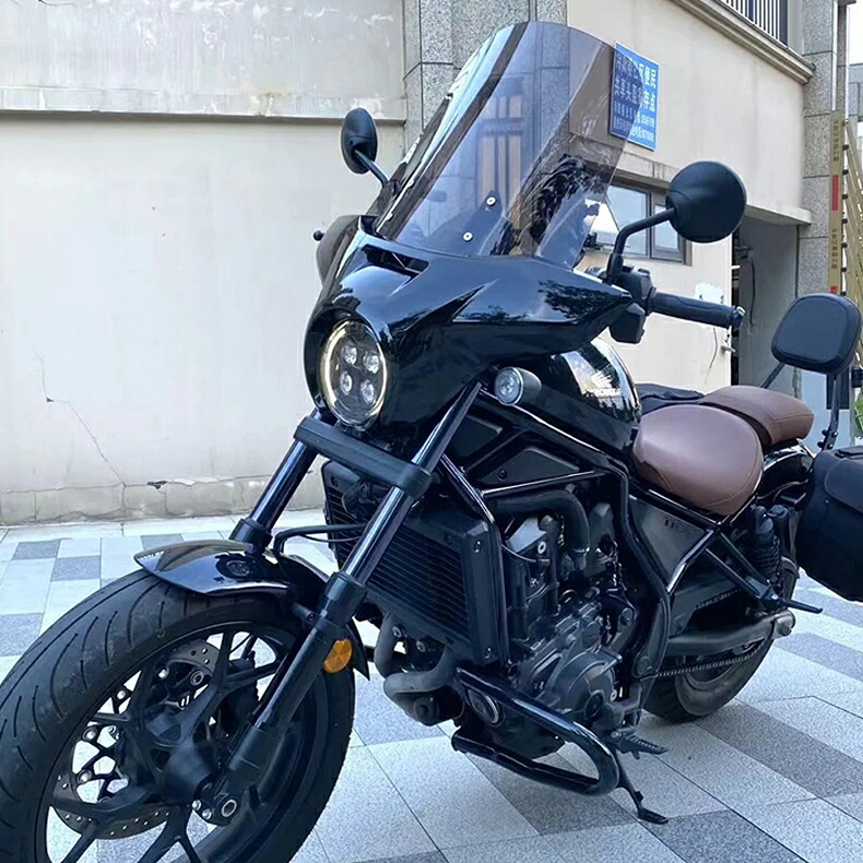 ウインドシールド クリア レブル1100 30cm 35cm 40cm 45cm 50cmバイク スクリーン オートバイ用 風防 バイクフロントガラス オートバイ風ディフレクター 風防ウインドスクリーン オートバイウインドスクリーン スクリーンパーツ バイクパーツ 風防ガラス 【取り寄せ】｜ネクストステージ1号店