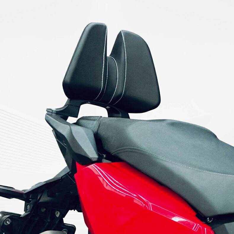 ホンダ X-ADV 750 XADV 750 バックレスト 背もたれ シーシーバー リアキャリア 背もたれ 増設リアシート ブラック 丈夫 一体感 レザー 疲労軽減 外装 CUSHION リア席 パーツ アクセサリー【取り寄せ】