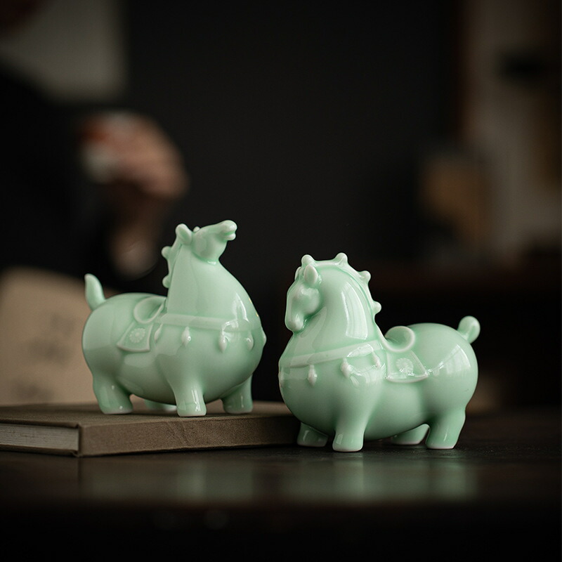 楽天市場】干支置物 干支駒（赤）干支の馬の置物 2026年干支 午年 午の