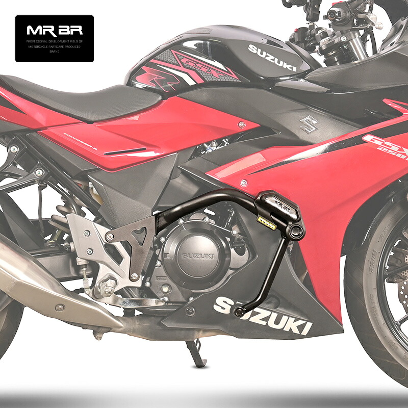 スズキ GSX250R デューク アンダーフレームキット エンジンガードキット ブラック バイクパーツ カスタムパーツ 改造 オートバイ キャンプツーリング 保護 キット【取り寄せ】