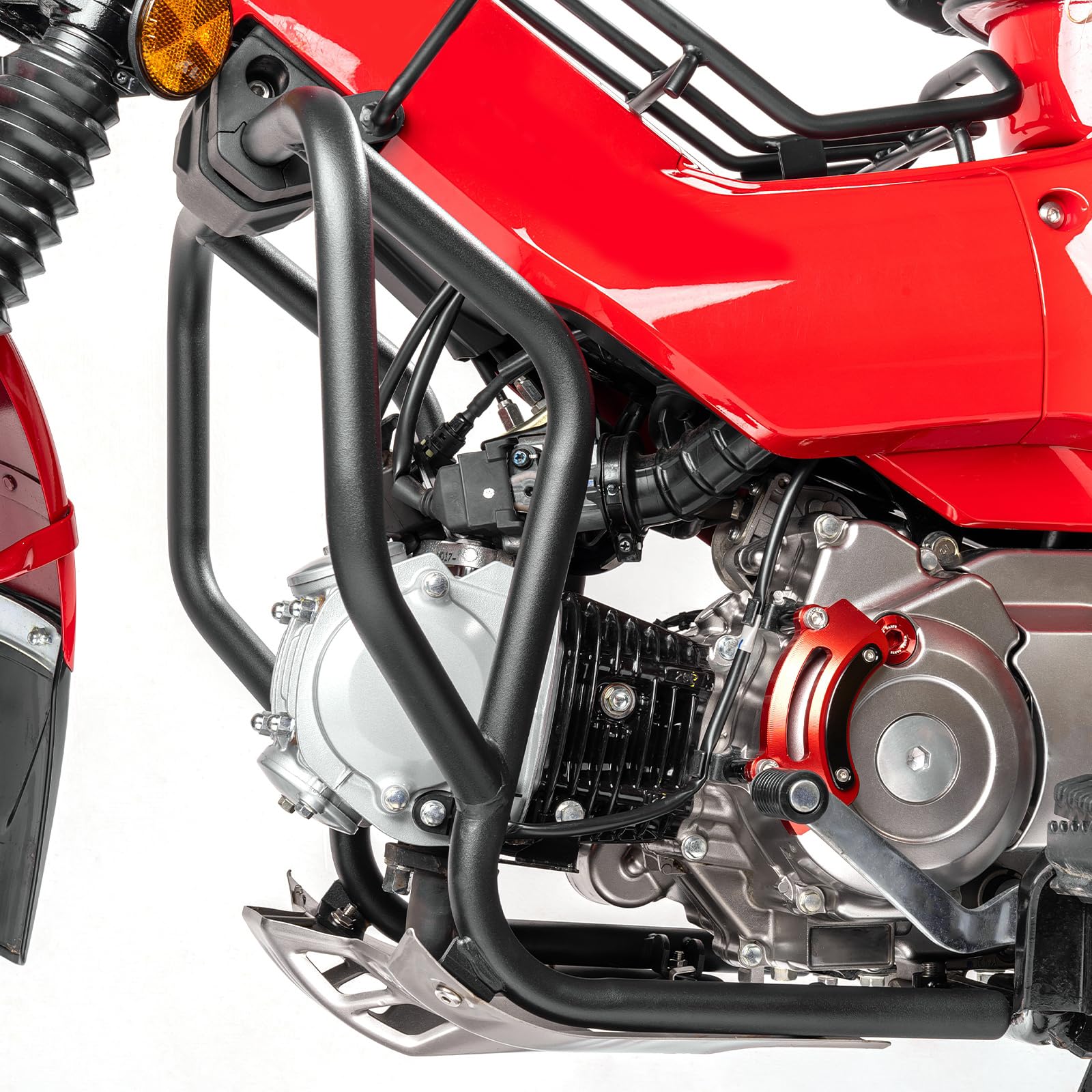 HI-LINE バイク用 エンジンガード CT125 ハンターカブ JA65 専用 パイプエンジンガード アンダーフレームキット 防衝撃 ダメージ度軽減 スチール製 スタイリッシュ 見栄え 外装 カスタムパーツ アクセサリー 日本語取扱説明書付き【取り寄せ】|ネクストステージ1号店