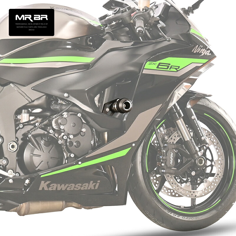 カワザキ Ninja ZX-6R デューク アンダーフレームキット エンジンガードキット ブラック バイクパーツ カスタムパーツ 改造 オートバイ キャンプツーリング 保護 キット【取り寄せ】