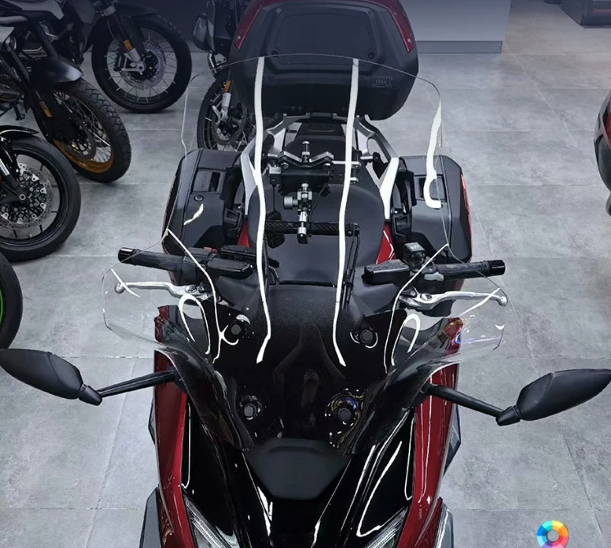 ホンダ フォルツァ FORZA750 NSS750 ウインドシールド フロントグラス 風防 風よけ 大型 56CM 62CM 68CM ウメーターバイザー ウインドスクリーン 風防 金具ビス付き 高度選択 クリア スモーク ドレスアップ 取寄せ|ネクストステージ2号店