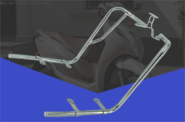 ホンダ リード 125 LEAD アンダーフレームキット エンジンガードキット ブラック バイクパーツ カスタムパーツ オートバイ キャンプツーリング 保護 プロテクター カスタム パーツ 取寄せ|ネクストステージ2号店