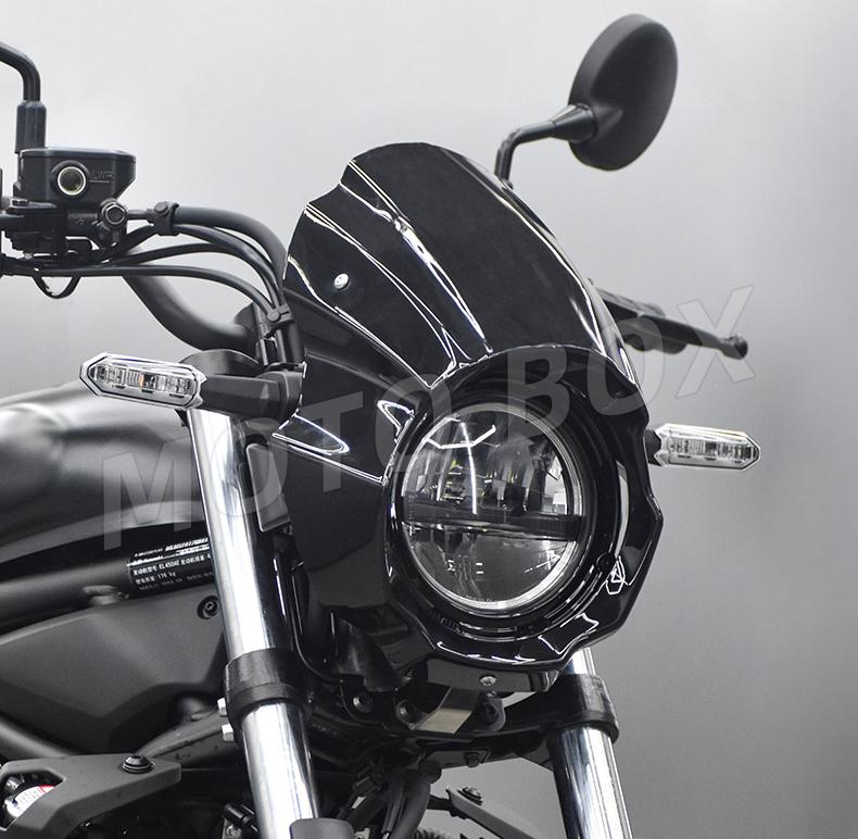 新型エリミネーター　givi ビキニカウル GIVI A802 ビキニカウル フロントカウル ( マットブラック