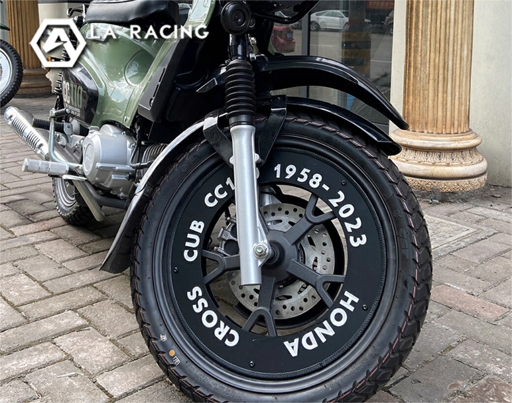 スーパーカブ 50 110 C125 ホイールカバー 【一体式】 クロスカブ CC110 17インチ ホイールプロテクター ホイールガード アルミニウム合金 前後セット 無傷取り付け ドレスアップ バイク用 取寄せ｜ネクストステージ2号店