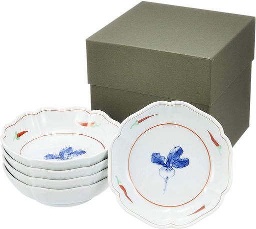 有田焼 親峰窯 かぶ絵 多用鉢セット 52575｜NEXT STORE17