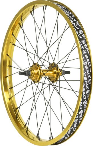 ソルト(Salt)BMX用ホイールエベレストフリップフロップリア20in3/8”アクスル相応うゴールド