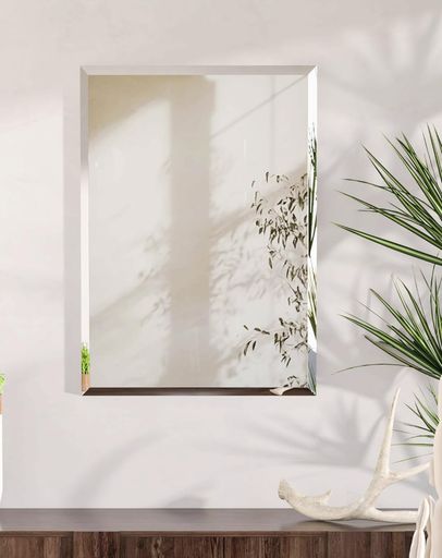 Artloge 鏡 壁掛け ウォールミラー 60*80cm 洗面鏡 ミラー 浴室 お風呂 洗面台 厚さ4mm|NEXT STORE17