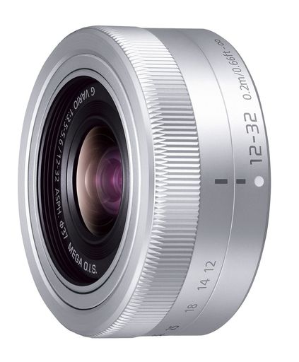 パナソニック(Panasonic)標準ズームレンズマイクロフォーサーズ用ルミックスGVARIO12-32mm/F3.5-5.6ASPH./MEGAO.I.S.シルバーH-FS12032-S