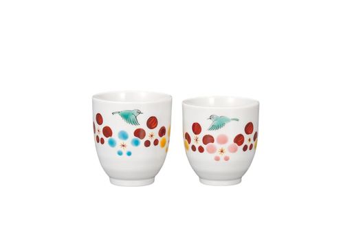 九谷焼いわたや 組湯呑 梅日和 AP8-0510｜NEXT STORE17