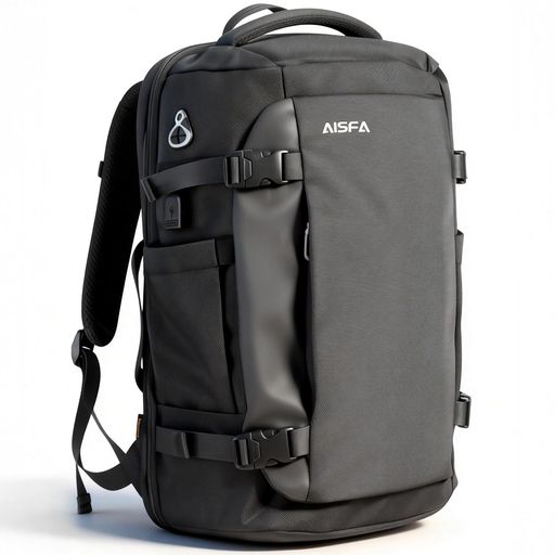 [AISFA]【大容量x多収納35L】リュックメンズリュックサック防水ビジネス17.3インチPC収納180°開閉USB充電ポート付き多機能防災バックパック通学通勤旅行アウトドア