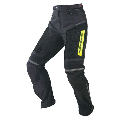 コミネ(KOMINE) バイク用 パンツ フルイヤーライディングパンツ-エア ブラック L PK-716 759 オールシーズン向け メッシュ素材 プロテクター CE規格 ストレッチ素材｜NEXT STORE17