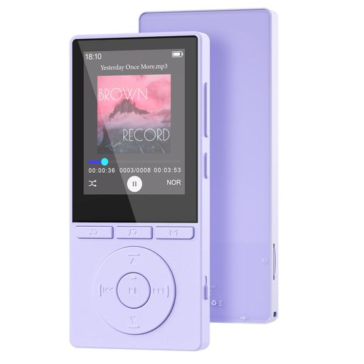 mp3プレーヤーBluethtooth5.3HIFI音楽プレイヤーmp3プレーヤースピーカー内蔵64GB内蔵128GB拡張可能SDカード対応搭載多機能デジタルオーディオプレーヤーFM