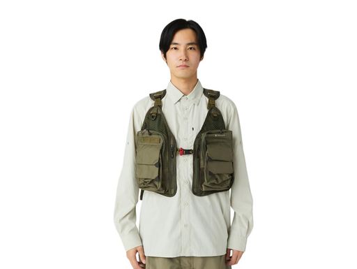 スノーピーク(snowpeak)SPFFJointSystemVerticalStrapMeshVestSPF-JK-25AU903ベストメンズレディースOLIVEOne