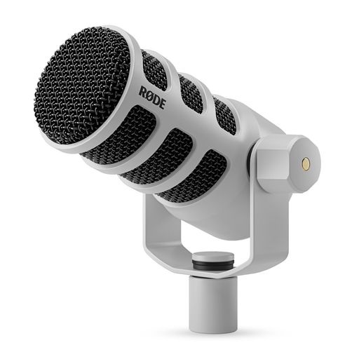 RODEMicrophonesロードマイクロフォンズポッドマイクUSBダイナミックブロードキャストマイクロフォンホワイトPODMICUSBW