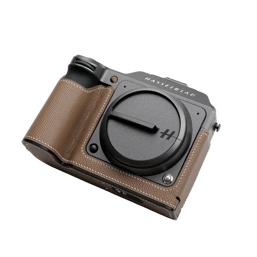 CLChandmade相応うHasselbladX2D100C専用オープナブルタイプ本革ボディケースカメラケースカメラカバーカメラバッグ本革【純手作】頭層牛皮本体+金属元素軍事基地一皿+手持ち部分の3-インチ-1ひな形(Et…