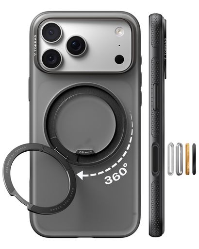 TORRAS iPhone 17 Pro 用ケース 【カチカチ・多機能360度回転スタンド】リング Ostand O3 Fitness MagSafe対応 米軍MIL規格耐衝撃 スタンド 指紋防止 黄変防止 カメラコントロールボタン付き ストラップ&hellip;｜NEXT STORE17