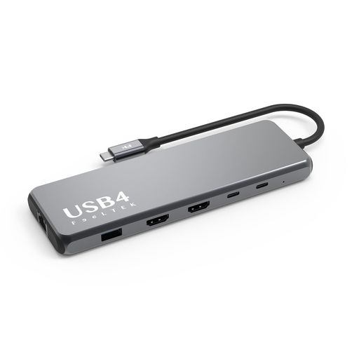 USB C ハブ iPhone15対応 USB4対応 Portable USB4 10-in-1 USB-C Hub USB-C PD最大100W対応 HDMIポート最大8K@30Hz対応 デュアルHDMIポート搭載 USB3.2 USB2.0｜NEXT STORE17