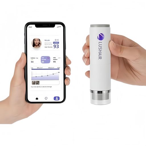 Lushairヘアスカルプアナライザーヘアケア専用ハンディタイプWIFIワイヤレスデジタルマイクロスコープAIヘッドスカルプカメラスマホ/タブレット対応写真・動画撮影機能付きコンパクト設… 16,695円