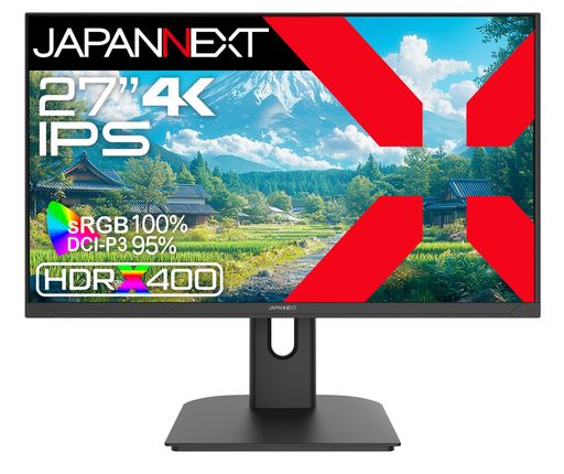 【EC敷き地押さえる】JAPANNEXT27inIPSダイアログボックス積み上げる4K(3840x2160)解像力液晶管するJN-i27U-C6HDMIDPUSBType-C(最大限度65給電)HDR400好いかげんにsRGB:100%DCI-P3:95%