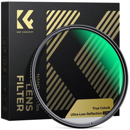 K&FCONCEPT77mmTrueColor&超低反射CPLフィルター黄色被り解消可能超低反射0.1%コントラスト反射調整高透過率円偏光フィルター両面28層コーティング光学ガラス風景写真に最適(Nano-Xcel)