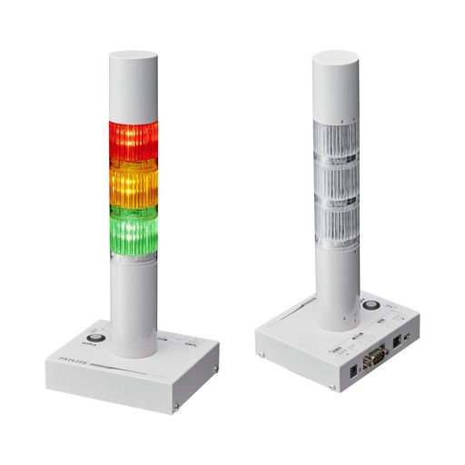 パトライト(PATLITE)交通信号灯付界面変換器PHE-3FB3N-RYG赤黄緑DC24V・DC5V(USB二階建てバス力強さ)ACアダプター同梱無