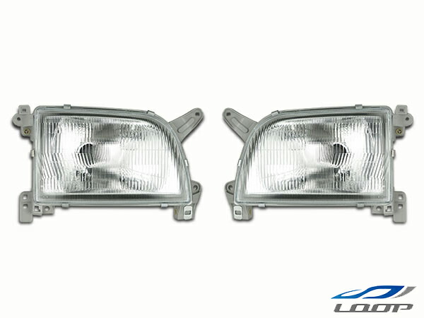 トヨタ ハイエース 100系 バン 中期~最終型 純正タイプ ヘッドライト 左右セット H5~H16