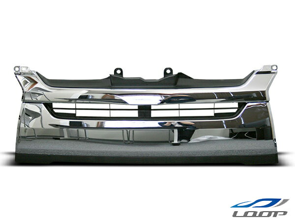 トヨタ ハイエース 200系 4型 標準ボディ用 純正タイプ メッキグリル H25.12〜